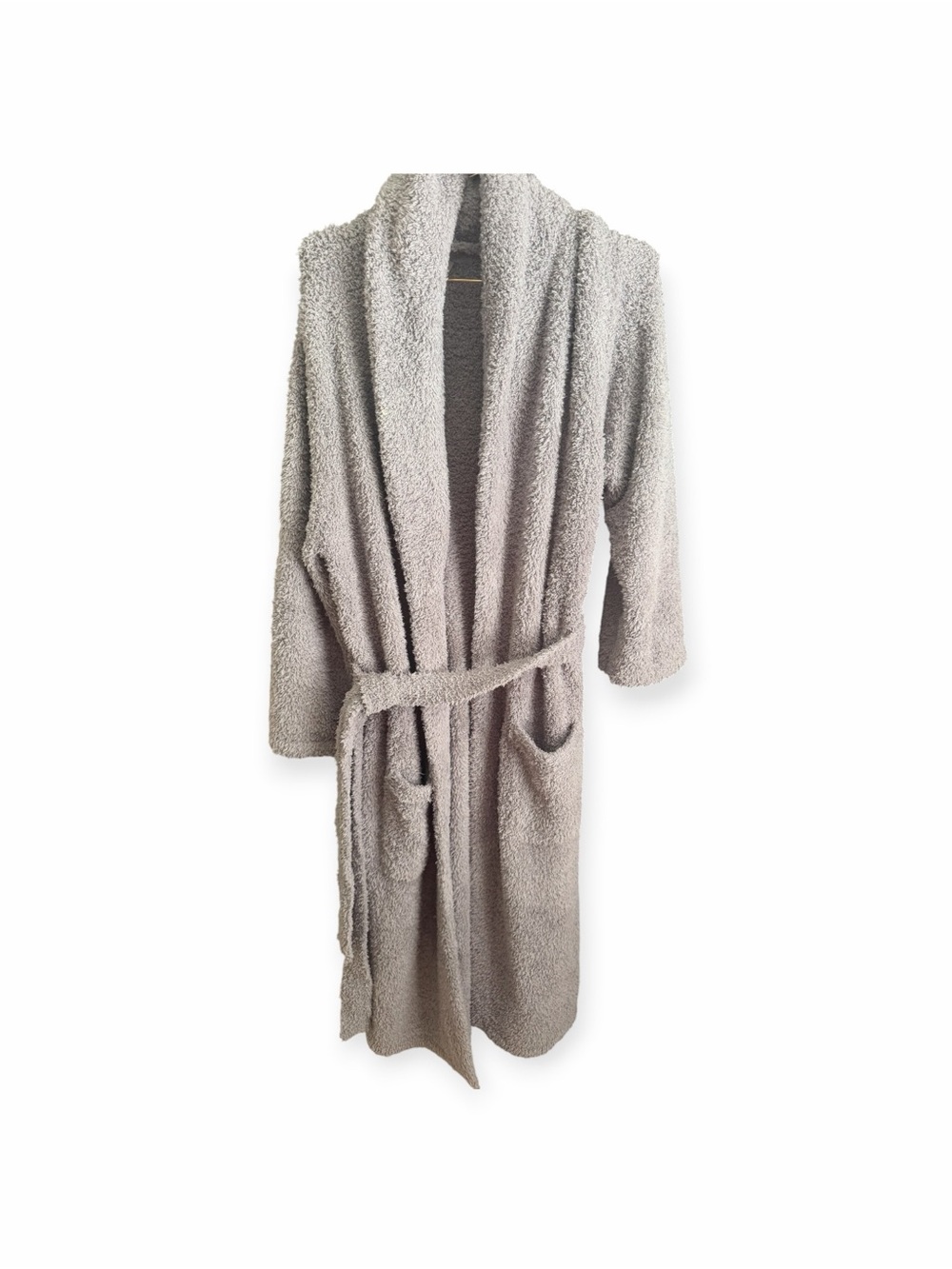 Barefoot Dreams CozyChic Adult Robe Size 1 Small/Medium Dove Gray NWT